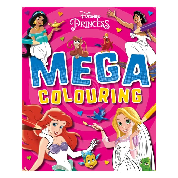 Disney Princess Mega Colouring
