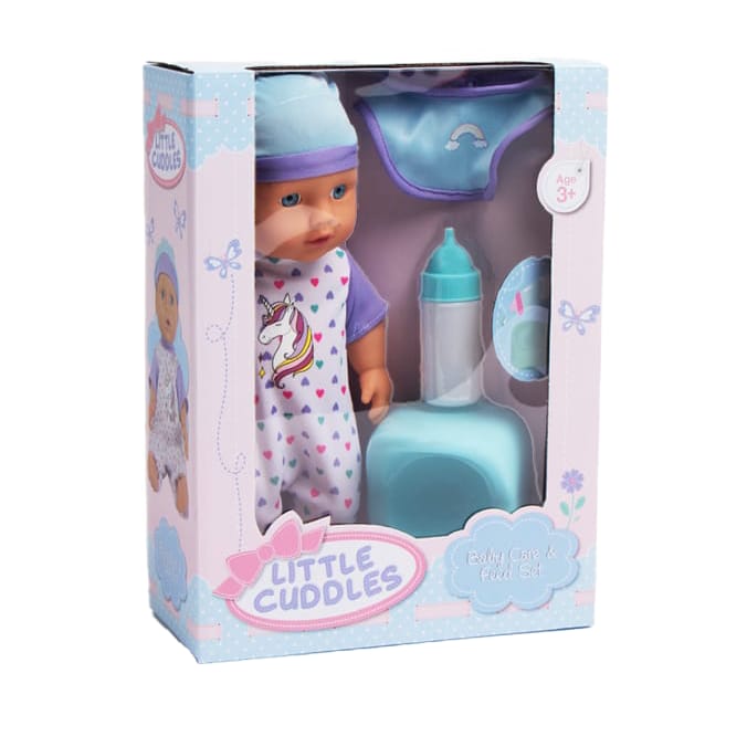 Little Cuddles Baby Care & Feed Set