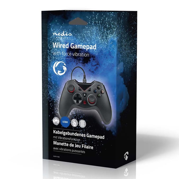 Nedis Wired Gamepad with Force Vibration