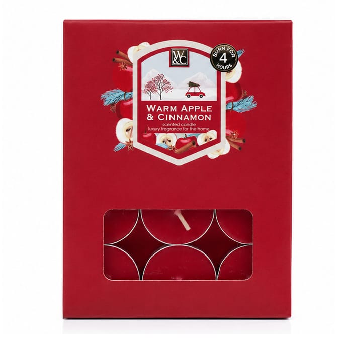  Wickford & Co. Scented Tealights - Warm Apple & Cinnamon 