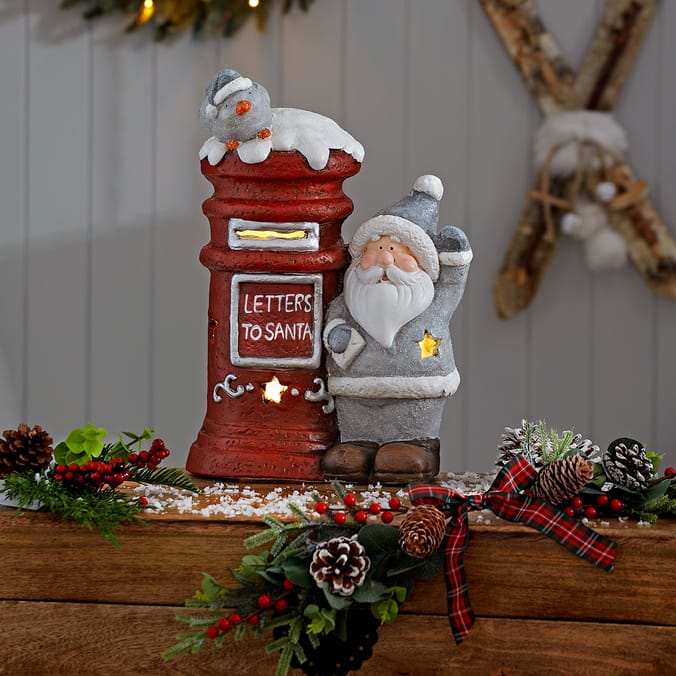 Festive Feeling LED Santa Postbox - Letters To Santa