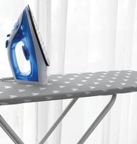 Utility Ironing Board Cover - Grey Hearts
