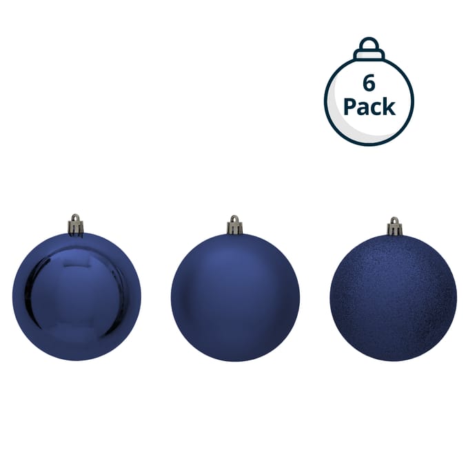 Festive Feeling 10cm Christmas Bauble 6 Pack