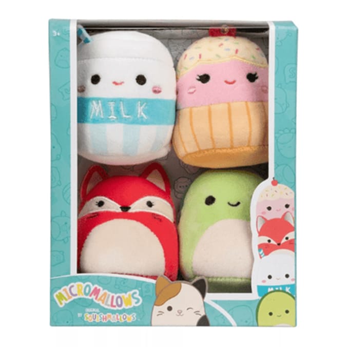 Micromallows by Squishmallow 2.5 Inch Plush - Melly, Clara, Fifi & Henry
