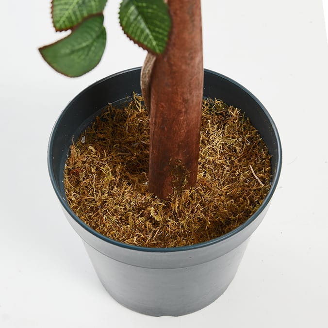 Jardin 4ft Artificial Rose Tree - White x2