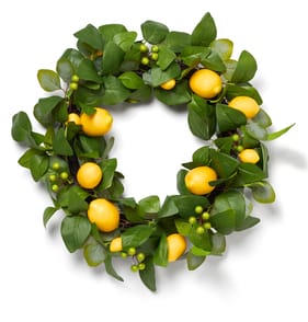 The Outdoor Edit Mediterranean Lemon Wreath