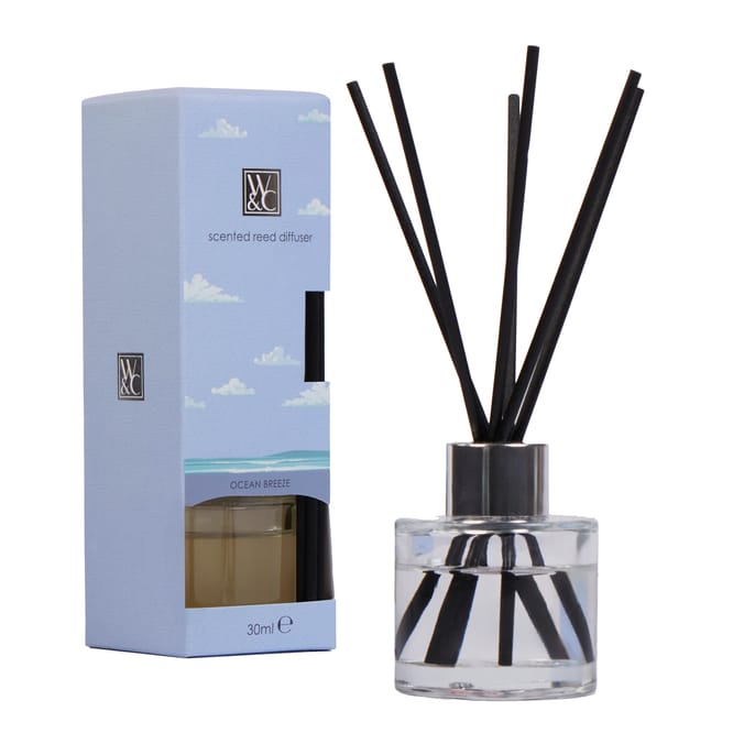 Wickford & Co Scented Reed Diffuser 30ml - Ocean Breeze