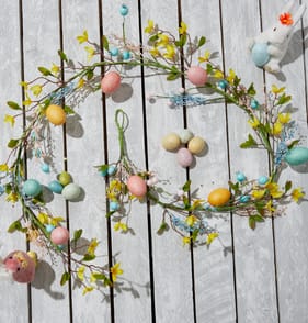 Hoppy Easter Easter 5ft Garland - Multi-Colour