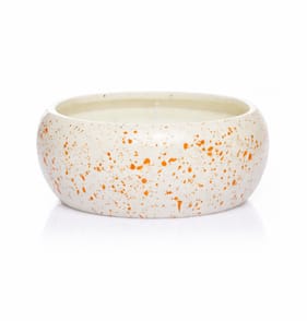 The Outdoor Edit Citronella Ceramic Candle Jar - Orange