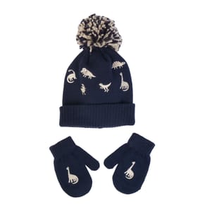Originals Winter Kids Dino Hat & Gloves Set