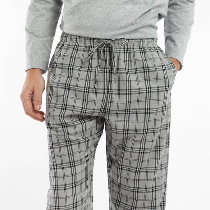 Originals Mens Grey Flannel Pyjamas
