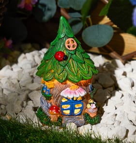 Firefly Solar Light Co Fairy House Solar Light - Blue Door