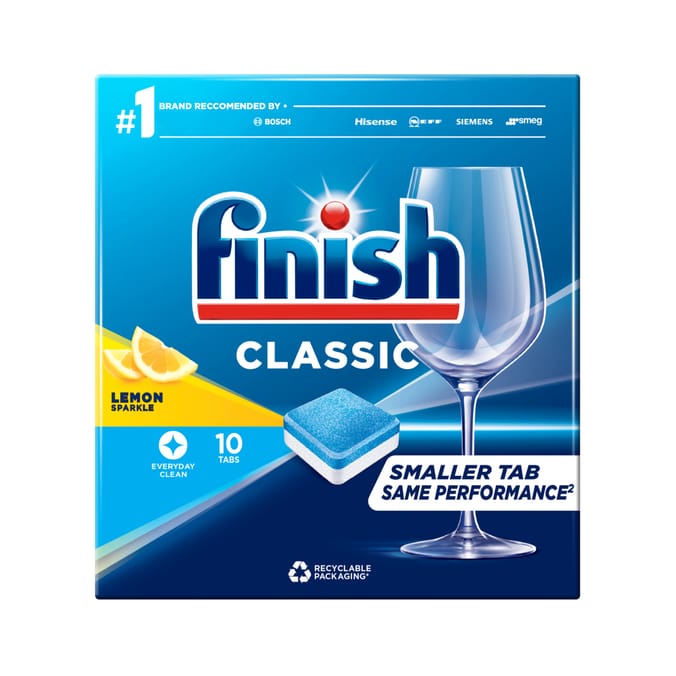 Finish Classic Lemon Dishwasher 10 tabs