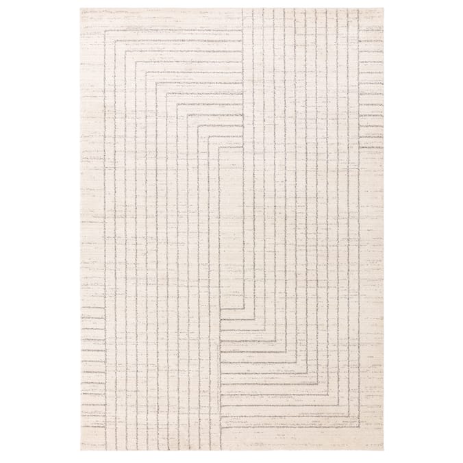 Asiatic Oslo Angles Rug OS06 - Cream/Grey