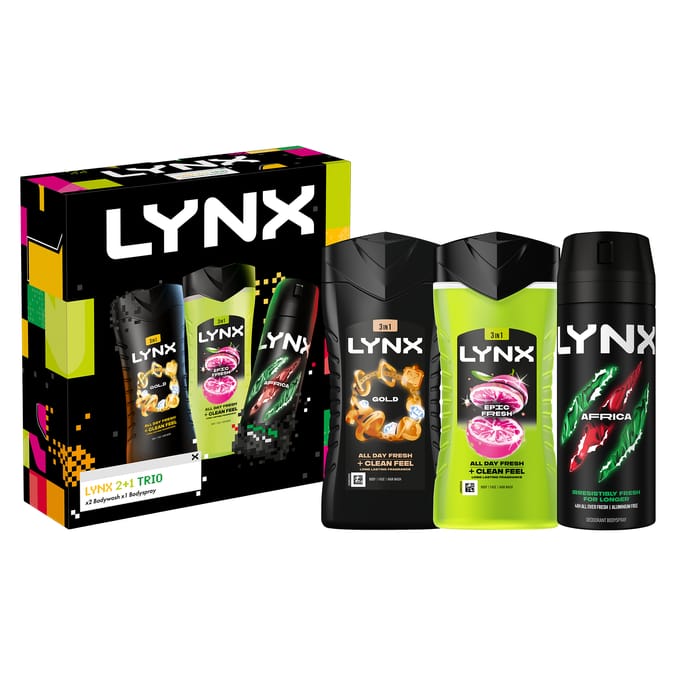 Lynx Body Trio Gift Set - Africa/Epic Fresh/Gold    