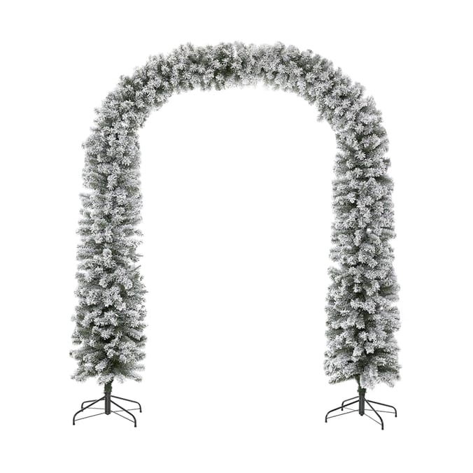 Festive Feeling 8ft Snowy Tree Arch