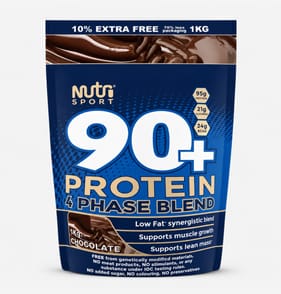 NutriSport 90+ Protein 4 Phase Blend 1kg - Chocolate