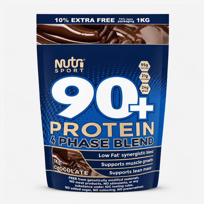 NutriSport 90+ Protein 4 Phase Blend 1kg - Chocolate