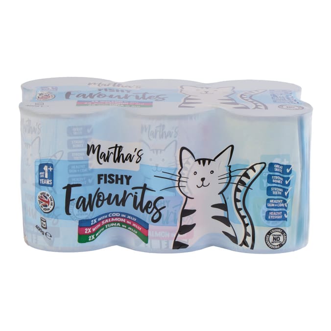 Martha's Fishy Favourites 1+ Multipack 6 x 400g