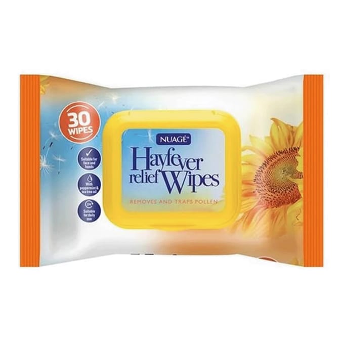 Nuage Hayfever Relief Wipes 30s