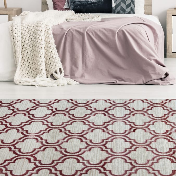 Essentials Tile Rug - Pink