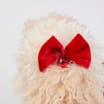 Sleigh Bells Sitting Dog Plus - Bow