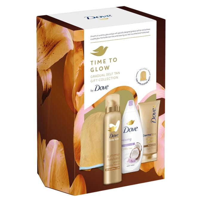 Dove Time to Glow Gradual Self Tan Collection Gift Set