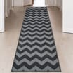 Essentials Maestro Zig-Zag Runner - Grey 55 x 185cm