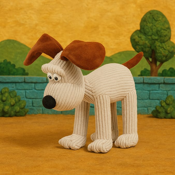 Wallace & Gromit Plush Dog Toy - Gromit