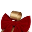 Festive Feeling Large Christmas Gold Bell With Bow