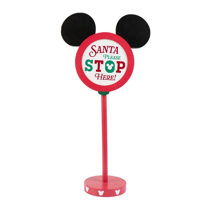 Disney Mickey & Friends Light Up Wooden Sign