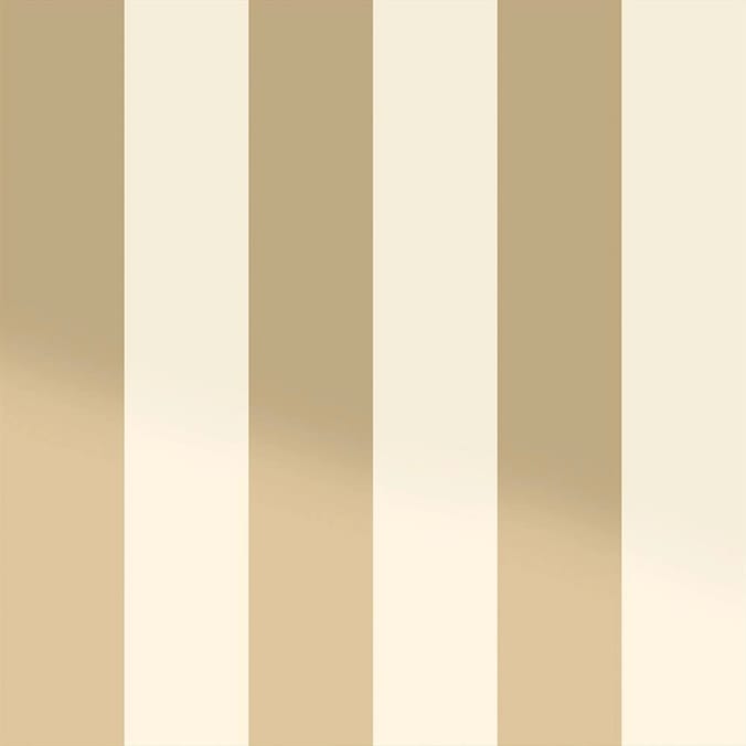 Dillan Stripe Wallpaper 12761 - Cream/Gold