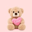  With Love Valentines Teddy Bear Plush