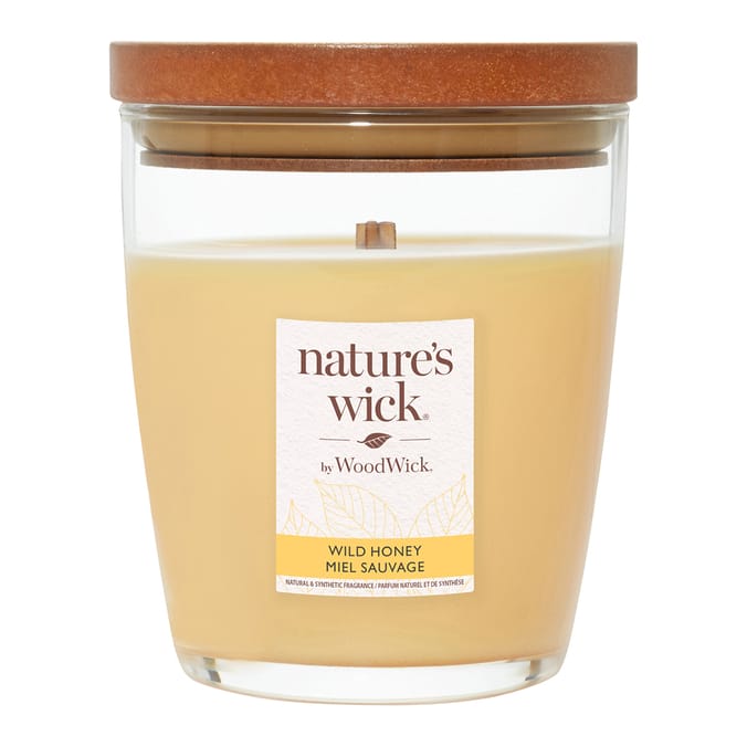 Nature's Wick Medium Candle - Wild Honey