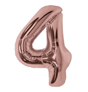 Lets Party Rose Gold Foil 4 Balloon