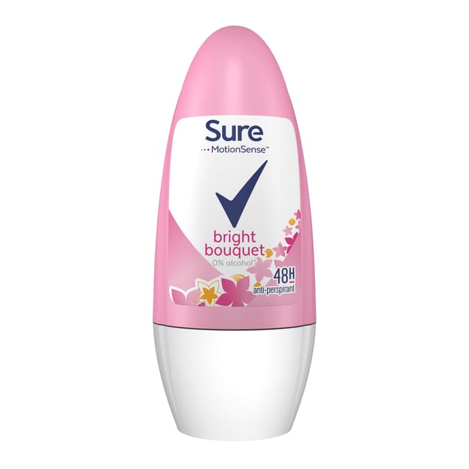 Sure Anti-Perspirant Roll On Bright Bouquet 50ml