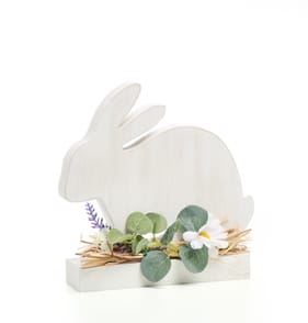 Spring Time Wooden Rabbit Decoration