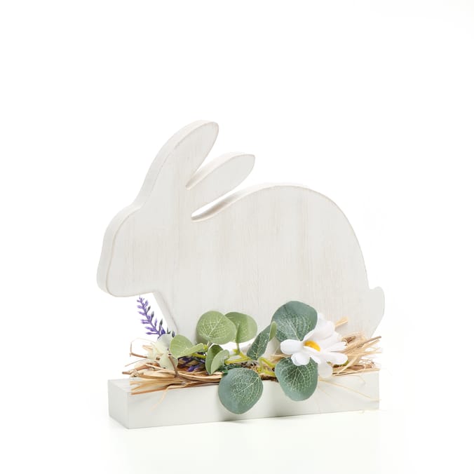 Spring Time Wooden Rabbit Decoration