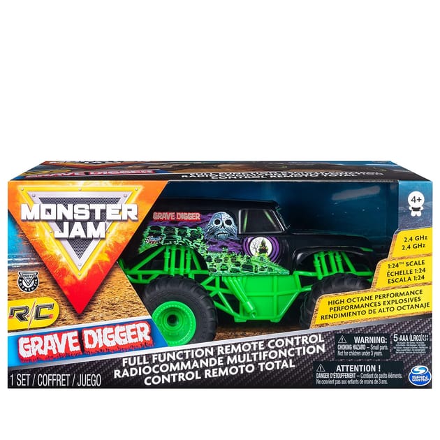 Rc grave digger clearance remote control