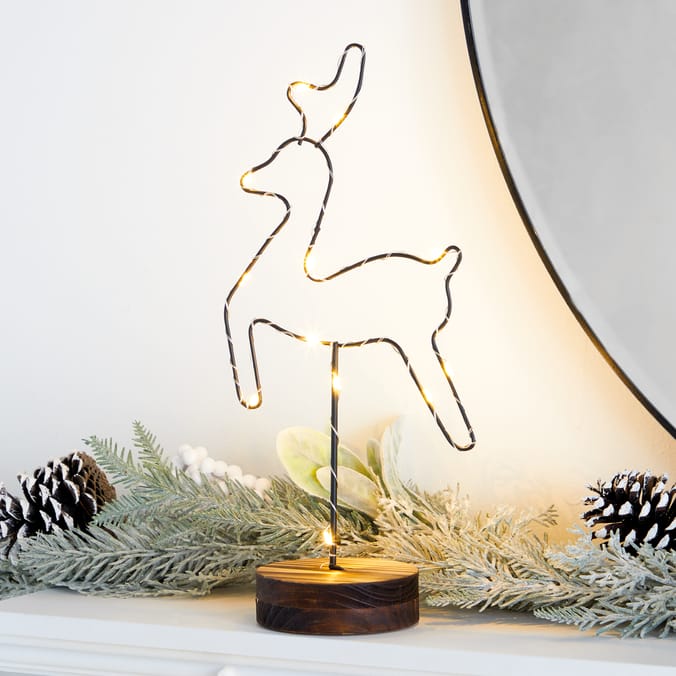 Nordic Spirit LED Reindeer Decoration