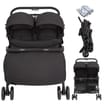 Graco Opia Twin Pushchair with Double Apron & Rain Cover
