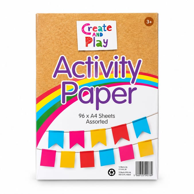 Create & Play A4 Activity Paper 96 Pages