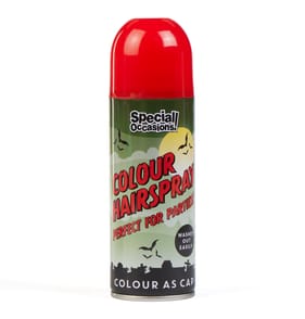 Halloween Coloured Hair Spray - Red