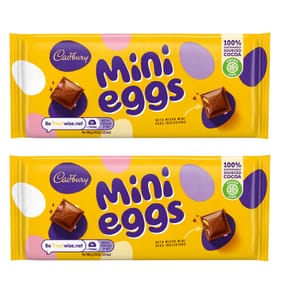 Cadbury Mini Eggs Chocolate Bar 110g x2