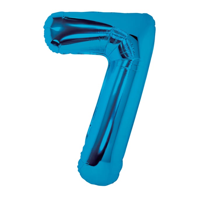 Lets Party Blue Foil 7 Balloon