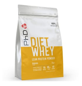 PhD Diet Whey Protein Powder 1kg - Banana