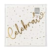 Let's Party White Celebrate Napkins 15 Pack