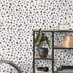 Dalmatian Print Wallpaper 12940 - Black/White
