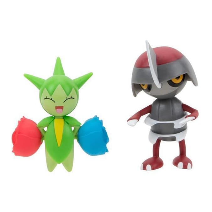 Pokemon Battle Figure - Roselia & Pawniard