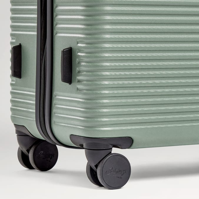 Salisburys Hard Shell Lisbon Expandable Suitcase - Green